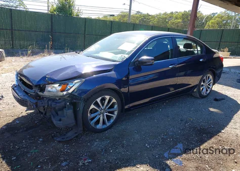2014 Honda Accord Sport from USA, damaged, VIN 1HGCR2F51EA127716